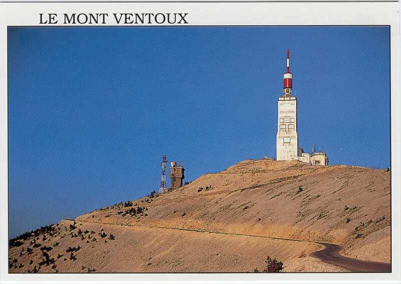 Prentkaart: Laatste Meters
Prentkaart met zicht op die laatste bocht naar de top van de Mont Ventoux.
