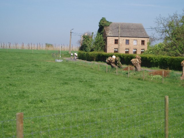 Verschil op de Wijndries bis
De kop van de groep komt al terug samen en het is nu nog even wachten tot Koen en Raf hun wagonnetje terug aanpikken.

