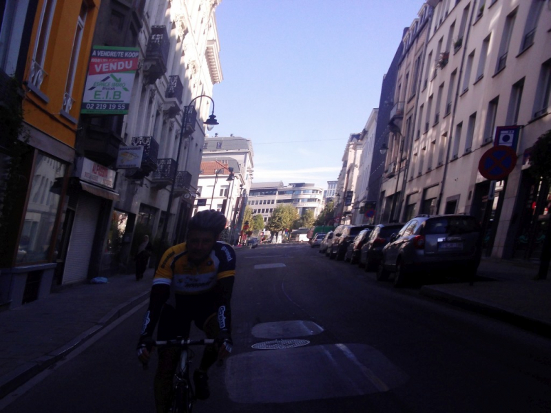 Lakensestraat (Brussel)
Met Danny van de Kleine Ring af aan het Noordstation, hartje Brussel in.
