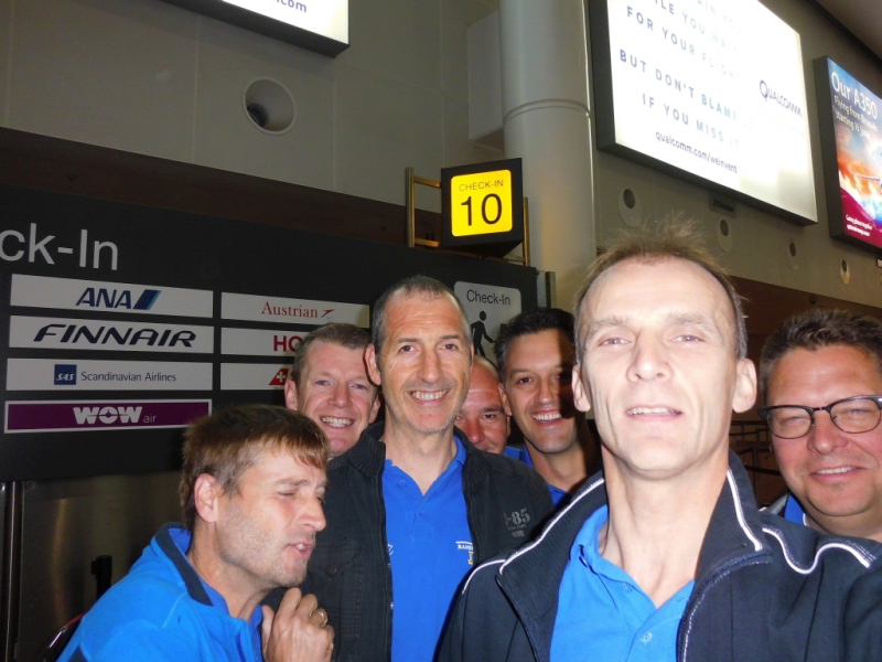 de eerste lichting "nissorapperos" op Zaventem 
