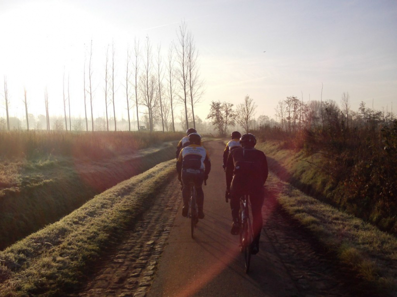 Veldweg Door Het Wijgmaalbroek 1
Sfeerbeeld met de laagstaande zon
